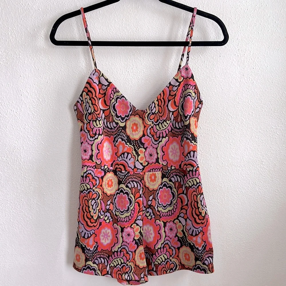 Zara Printed Romper - Picture 3 of 6